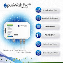 Load image into Gallery viewer, Greentech Environmental pureWash Pro X2 Detergent-Less Laundry System - Ozone Generator for Washing Machines