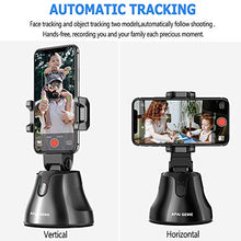 Load image into Gallery viewer, Portable All-in-one Smart Selfie Stick, 360° Rotates Auto Face & Object Tracking Vlog Shooting Smartphone Mount Holder