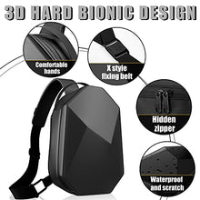 Load image into Gallery viewer, Carrying Case for Oculus Quest 2, Hard Travel Case for Meta/Oculus Quest 2 VR Headset and Controllers Accessories Protective Crossbody Shoulder Chest Backpack Fit for Elite Strap with Storage Bag