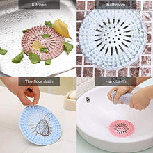 Load image into Gallery viewer, Hair Catcher Durable Silicone Hair Stopper Shower Drain Covers Easy to Install and Clean Suit for Bathroom Bathtub and Kitchen 5 Pack