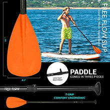 Load image into Gallery viewer, SereneLife Inflatable Stand Up Paddle Board (6 Inches Thick) with Premium SUP Accessories & Carry Bag | Wide Stance, Bottom Fin for Paddling, Surf Control, Non-Slip Deck | Youth & Adult Standing Boat