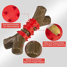 Load image into Gallery viewer, Tough Dog Toys Aggressive Chew Toys for Large Dogs, RANTOJOY Durable Dog Chew Toys for Medium Large Breed, Nylon Rubber Dog Teething Stick Toys Puppy Chewers Dogs Birthday Gift Nearly Indestructible