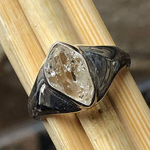 Load image into Gallery viewer, Natural Herkimer Diamond 925 Solid Sterling Silver Unisex Ring Size 7.75