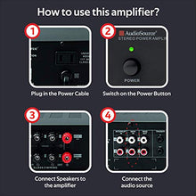Load image into Gallery viewer, AudioSource Analog Amplifier, Stereo Power A Amplifier AMP100VS for Home Sound Systems