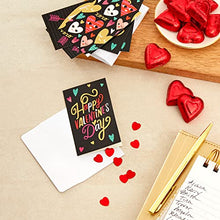 Load image into Gallery viewer, Hallmark Kids Mini Valentines Day Cards Assortment, 18 Cards with Envelopes (Gold Foil Happy Hearts) Gold Happy, 5ETV1031