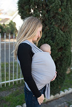 Load image into Gallery viewer, Baby Wrap Carrier, Easy to Put On-Sling, Swaddle Close Comfort - Adjustable Breastfeeding Cover - Lightweight Sling Baby Carrier for Infant - Soft, Comfortable & Breathable (Heather Gray)