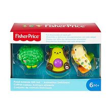 Load image into Gallery viewer, Fisher-Price Food-Animals Gift Set, 3 Take-Along Baby Toys
