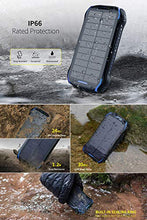 Load image into Gallery viewer, Solar Charger 26800mAh, Solar Power Bank, Portable Charger Battery Pack with 3 Outputs & 2 Inputs(Micro USB & Type-C) Huge Capacity Backup Battery Compatible Smartphone, Tablet and More