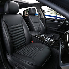 Load image into Gallery viewer, EDEALYN New Universal car seat Cover PU Leather Car Seat Cushion Car seat backrest pad - Car Interior Accessories,1 PCS (Black-B)
