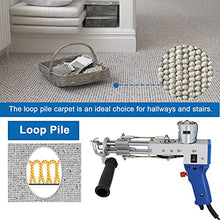 Load image into Gallery viewer, Electric Carpet Tufting Gun, Loop Pile Rug Tufting Machine, Maual Carpet Weaving Flocking Machine, Carpet Thickness 4-14mm 100V-240V Industrial Embroidery Machine