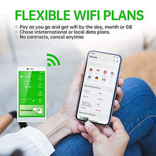 Load image into Gallery viewer, GlocalMe G4 Pro 4G LTE Mobile Hotspot Router, with US 8GB & Global 1.1GB Data, 5ā Touch Screen LCD Display Portable WiFi hotspot for Travel, No Contract, SIMFREE, High Speed Pocket WiFi Device (White)
