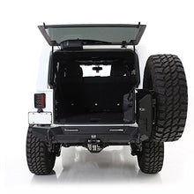 Load image into Gallery viewer, Smittybilt 76410 XRC Tailgate with Tire Carrier for 2007-2018 Jeep Wrangler JK, Black