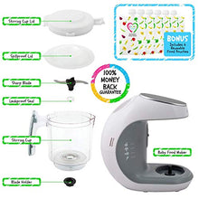 Load image into Gallery viewer, Baby Food Maker | Baby Food Processor Blender Grinder Steamer | Cooks & Blends Healthy Homemade Baby Food in Minutes | Self Cleans | Touch Screen Control | 6 Reusable Food Pouches