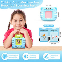 Load image into Gallery viewer, Talking Flash Cards Learning Toys: Talking FlashCards Learning Toys for 2 3 4 5 6 Year Old Boys Girls - Educational Flash Cards for Toddlers Baby - Electronic Flash Cards Toys & 224 Words (Best Blue)