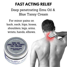 Load image into Gallery viewer, Emu Oil, Blue Tansy Oil, Aloe and MSM Extra Strength Cream 4 oz