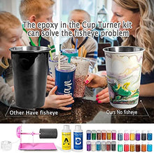 Load image into Gallery viewer, Cup Turner for Crafts Tumbler, with 20color Resin Pigment Kit for Big Discount