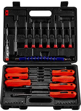 Load image into Gallery viewer, AMM 32-piece Magnetic screwdriver sets with storage case,Containsslotted, star, square, Philips screwdriver bits other practical tools,The best tool gift for a man
