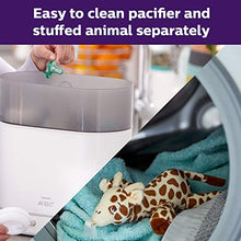 Load image into Gallery viewer, Philips Avent Soothie Snuggle Pacifier Holder with Detachable Pacifier, Giraffe, 0m+