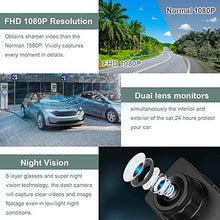 Load image into Gallery viewer, Dash Cam Front and Rear, Dash Camera for Cars 1080P Full HD Dual Dash Cam 3" IPS Screen in Car Camera Front and Rear Night Vision,170°Wide Angle Motion Detection Parking Monitor G-Sensor(with SD Card)