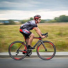 Load image into Gallery viewer, SAVADECK Carbon Road Bike, Windwar5.0 Carbon Fiber Frame 700C Racing Bicycle with 105 22 Speed Groupset Ultra-Light Bicycle (Red, 54cm)