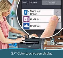 Load image into Gallery viewer, Brother Compact Monochrome Laser Printer, HLL2395DW, Flatbed Copy & Scan, Wireless Printing, NFC, Cloud-Based Printing & Scanning, Amazon Dash Replenishment Ready - BLACK
