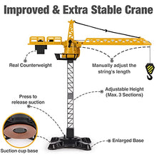 Load image into Gallery viewer, iPlay, iLearn Construction Site Vehicles Toy Set, Kids Engineering Playset, Tractor, Digger, Crane, Dump Trucks, Excavator, Cement, Steamroller, Birthday Gift for 3 4 5 Year Old Toddlers Boys Children