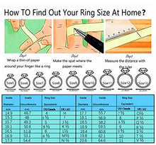 Load image into Gallery viewer, DovEggs Platinum Plated Silver 3ct 9mm G-H-I Color Heart Arrows Cut Moissanite Engagement Ring for Men and Women(8.5)