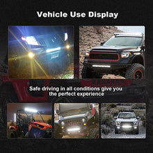 Load image into Gallery viewer, LED Light Bar TERRAIN VISION 20 Inch 420W Triple Row Flood Spot Combo Beam Off Road Light Bar 2pc 4 Inch 60W Driving Fog Lights with Wiring Harness for Trucks ATV UTV Jeep Boat Pickup