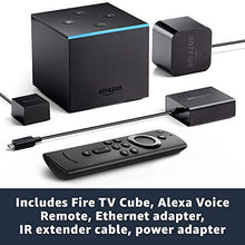 Load image into Gallery viewer, Fire TV Cube, hands-free with Alexa built in, 4K Ultra HD, streaming media player, released 2019