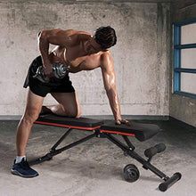 Load image into Gallery viewer, WILLY Adjustable Weight Bench for Full Body Workout Multi-Purpose Utility Weight Bench Foldable Flat Bench Press for Home Gym, Adjustable Strength Training Bench with Fast Folding