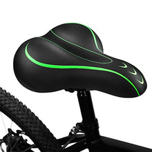 Load image into Gallery viewer, BLUEWIND Bike Seat, Most Comfortable Bicycle Seat Memory Foam Waterproof Bicycle Saddle - Dual Shock Absorbing with Mounting Wrench - Best Stock Bicycle Seat Replacement for Mountain Bikes, Road Bikes