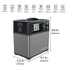 Load image into Gallery viewer, HY-PS5B ACOPOWER 400Wh Portable Solar Generator Power Supply Energy Storage Lithium ion Battery Charged by Solar/AC Outlet/Cars with 300W AC Pure Sine Wave Inverter