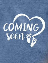 Load image into Gallery viewer, Maternity My First Mothers Day for Pregnant Mom Expecting Shirt Mama to Be Gifts Small Heather Blue