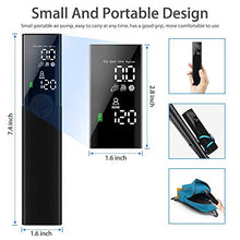 Load image into Gallery viewer, VEEAPE Portable Air Compressor Tire Inflator, Electric Bike Tire Pump with Digital Pressure Gauge, 120PSI Rechargeable Auto Air Pump for Bicycle Tires and Other Inflatables
