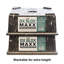 Load image into Gallery viewer, OX BLOX MAXX (6-Pack), RV Jack Block for 9" Round Feet | 5th Wheel Camper Blocks for Stabilizers and Tongue Jack | 9" and Smaller Jack feet nest securely Within ridges | 6 Blocks