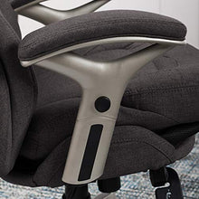 Load image into Gallery viewer, Serta Ergonomic Executive Office Chair Motion Technology Adjustable Mid Back Design with Lumbar Support, Dark Gray Fabric