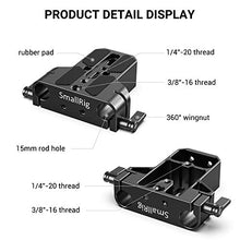 Load image into Gallery viewer, SMALLRIG Camera Base Plate with Rod Rail Clamp for Sony A6500 A6600, for Panasonic GH5, Sony A7 Series, etc, Both for Cameras & Cages -1674