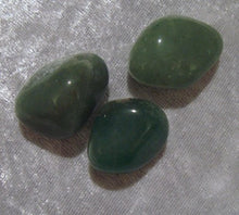 Load image into Gallery viewer, 3 Green Aventurine Tumbled Stones Gemstones Crystals Healing Rocks Wiccan Supplies