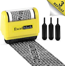 Load image into Gallery viewer, ExcelMark Rolling Identity Theft Guard Stamp (Refill Ink Set)
