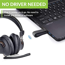 Load image into Gallery viewer, Avantree DG59(M) Wireless Headphones with Microphone & USB Adapter Set for PC Computer Laptop PS5 PS4, High Sound Quality in-Game Voice Chat, 40hrs Bluetooth Headsets with Mic for Skype Zoom Meetings