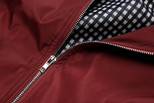 Load image into Gallery viewer, Tanming Men's Casual Slim Fit Lightweight Zip Up Softshell Bomber Jacket (XX-Large, Red)