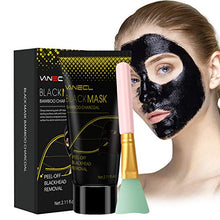 Load image into Gallery viewer, Vanecl Blackhead Remover Mask, Peel Off Blackhead Mask, Blackhead Remover - Deep Cleansing Black Mask, Bamboo Activated Charcoal Peel-Off Mask