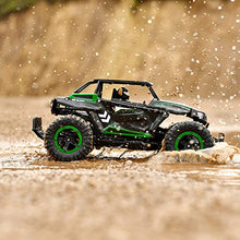 Load image into Gallery viewer, BEZGAR TB142 RC Cars-1:14 Scale Remote Control Car, 2WD High Speed 20 Km/h All Terrains Electric Toy Off Road RC Vehicle Truck Crawler with Two Rechargeable Batteries for Boys Kids and Adults-Green