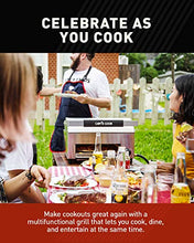 Load image into Gallery viewer, Capt’n Cook Ovenplus Salamander Grill - All in One Portable Gas Grill, Oven, and Stove with Pizza Stone, Cutter, and Peel, Stainless Steel Double Cooking Design Saves Time, Effort, Clean-Up and Money