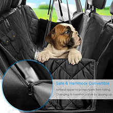 Load image into Gallery viewer, URPOWER Dog Seat Cover Car Seat Cover for Pets 100% Waterproof Pet Seat Cover Hammock 600D Heavy Duty Scratch Proof Nonslip Durable Soft Pet Back Seat Covers for Cars Trucks and SUVs
