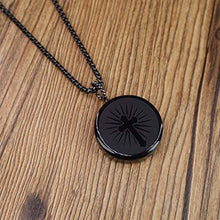 Load image into Gallery viewer, COAI Mens Womens Religious Jewelry Cross Rainbow Obsidian Stone Pendant Necklace