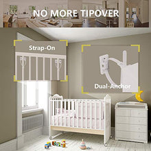 Load image into Gallery viewer, Furniture Straps (10 Pack) Baby Proofing Anti Tip Furniture Anchors Kit, Cabinet Wall Anchors Protect Toddler and Pet from Falling Furniture, Adjustable Child Safety Straps Earthquake Resistant