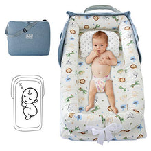 Load image into Gallery viewer, Oenbopo Baby Lounger Cotton Breathable Baby Bassinet Portable Sleeping Baby Bed for Cuddling, Lounging, Co Sleeping, Napping and Travel
