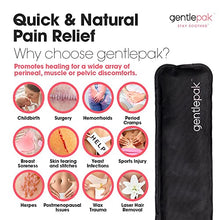 Load image into Gallery viewer, gentlepak® Perineal Cold Pak - Set of 3 Hot and Cold Therapy Gel Paks with Washable Terry Covers - Reusable Perineal Ice Paks for Postpartum Pain, Hemorrhoids, Post Laser Procedures, and More