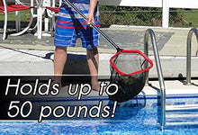 Load image into Gallery viewer, Pool Net Skimmer Fine Mesh - ProTuff Unlimited Free Replacements - 3X Faster Pro Grade Pool Nets for Cleaning Heavy Duty Leaf, Small & Large Debris Messes